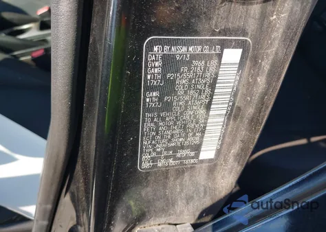 2014 Nissan Juke Sv z USA, uszkodzony, nr VIN JN8AF5MR7ET351295